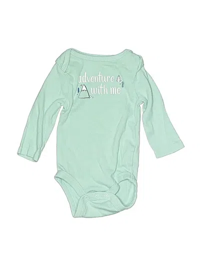 Pre-owned Cloud Island Babies' Long Sleeve Onesie In Blue