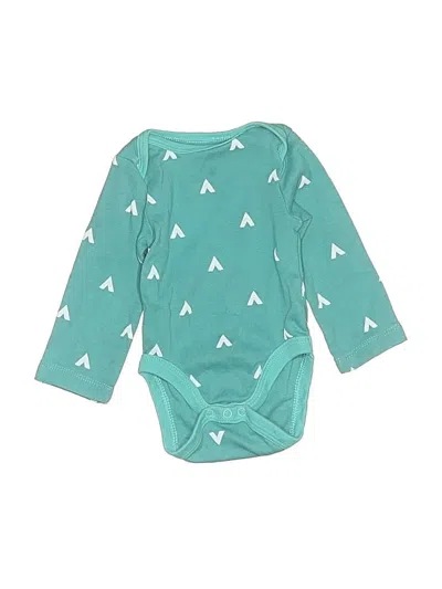 Pre-owned Cloud Island Babies' Long Sleeve Onesie In Blue
