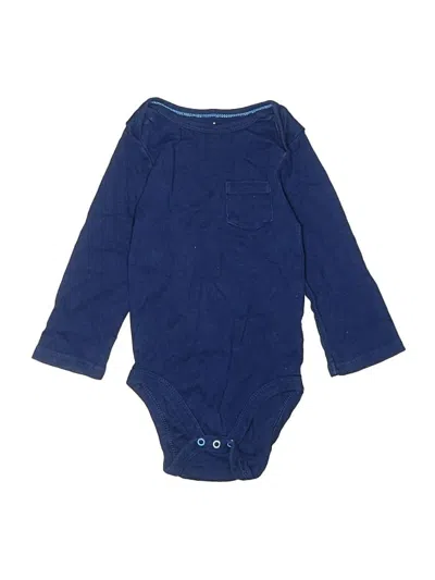 Pre-owned Cloud Island Babies' Long Sleeve Onesie In Blue