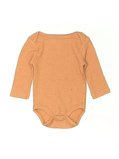 Pre-owned Cloud Island Babies' Long Sleeve Onesie In Gold