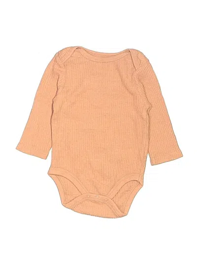 Pre-owned Cloud Island Babies' Long Sleeve Onesie In Gold