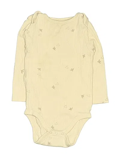 Pre-owned Cloud Island Kids' Long Sleeve Onesie In Gold