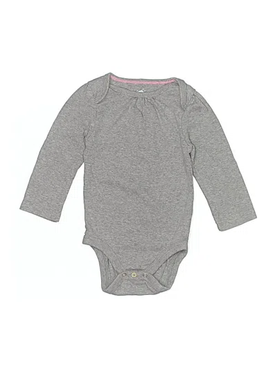 Pre-owned Cloud Island Babies' Long Sleeve Onesie In Gray