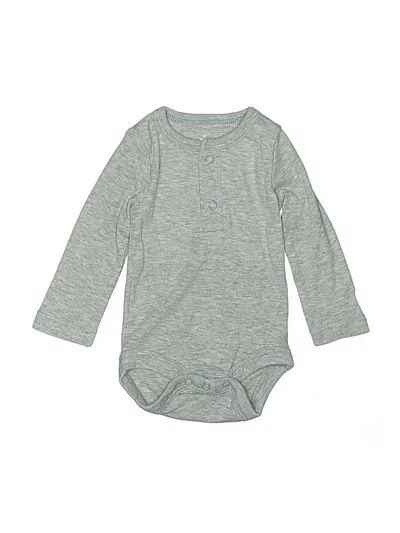 Pre-owned Cloud Island Babies' Long Sleeve Onesie In Gray