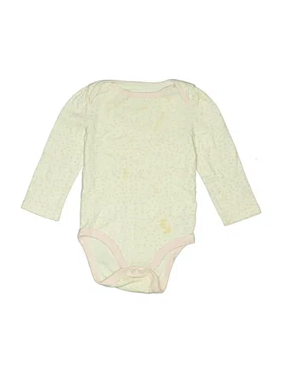 Pre-owned Cloud Island Babies' Long Sleeve Onesie In Green