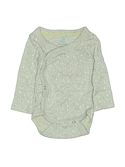Pre-owned Cloud Island Babies' Long Sleeve Onesie In Green