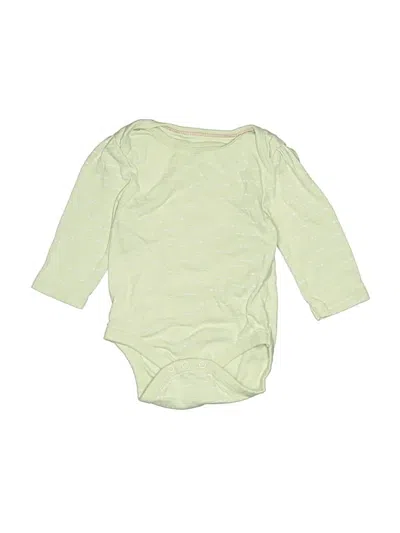 Pre-owned Cloud Island Babies' Long Sleeve Onesie In Green