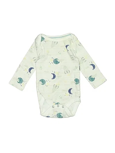 Pre-owned Cloud Island Babies' Long Sleeve Onesie In Green