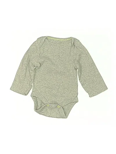 Pre-owned Cloud Island Babies' Long Sleeve Onesie In Green