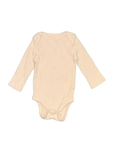Pre-owned Cloud Island Babies' Long Sleeve Onesie In Ivory