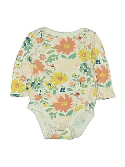 Pre-owned Cloud Island Babies' Long Sleeve Onesie In Ivory