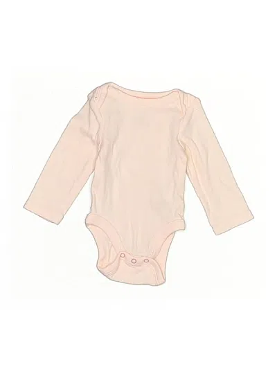 Pre-owned Cloud Island Babies' Long Sleeve Onesie In Ivory