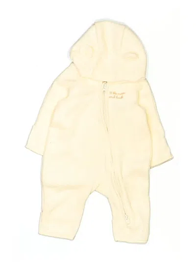 Pre-owned Cloud Island Babies' Long Sleeve Onesie In Ivory