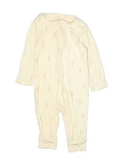 Pre-owned Cloud Island Babies' Long Sleeve Onesie In Ivory