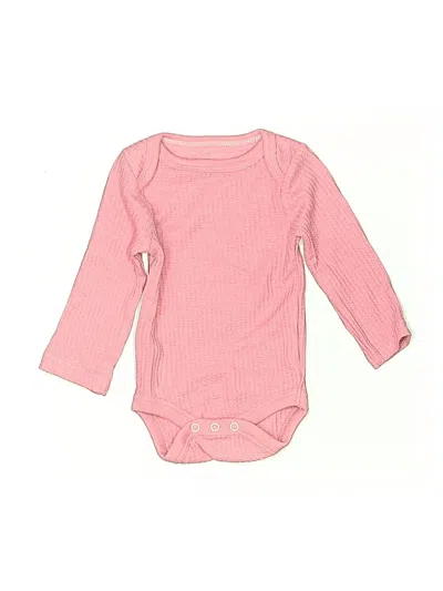 Pre-owned Cloud Island Babies' Long Sleeve Onesie In Pink