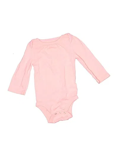 Pre-owned Cloud Island Babies' Long Sleeve Onesie In Pink