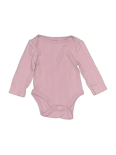Pre-owned Cloud Island Babies' Long Sleeve Onesie In Pink