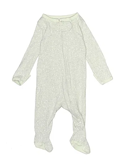 Pre-owned Cloud Island Babies' Long Sleeve Onesie In Silver