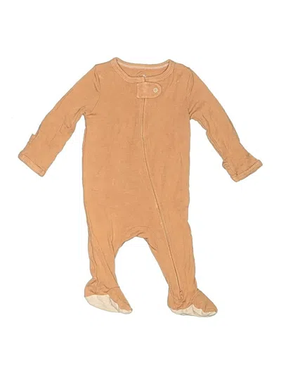 Pre-owned Cloud Island Babies' Long Sleeve Onesie In Tan
