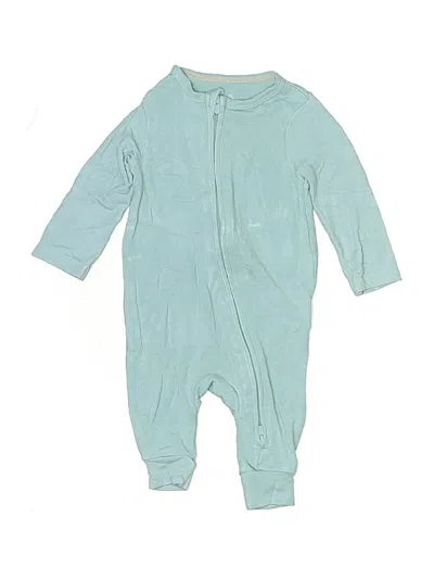 Pre-owned Cloud Island Babies' Long Sleeve Onesie In Teal