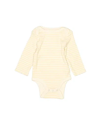 Pre-owned Cloud Island Babies' Long Sleeve Onesie In Yellow