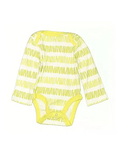 Pre-owned Cloud Island Babies' Long Sleeve Onesie In Yellow