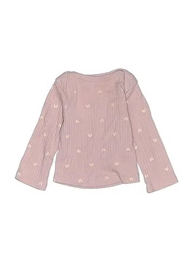 Pre-owned Cloud Island Babies' Long Sleeve T-shirt In Pink