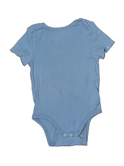 Pre-owned Cloud Island Kids' Short Sleeve Onesie In Blue