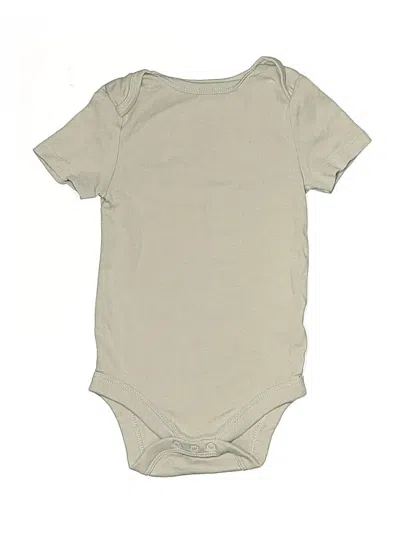 Pre-owned Cloud Island Babies' Short Sleeve Onesie In Green