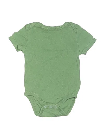 Pre-owned Cloud Island Babies' Short Sleeve Onesie In Green