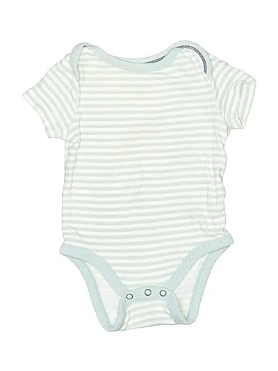 Pre-owned Cloud Island Babies' Short Sleeve Onesie In Green