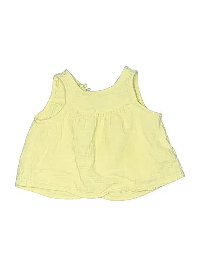 Pre-owned Cloud Island Kids' Sleeveless Blouse In Yellow