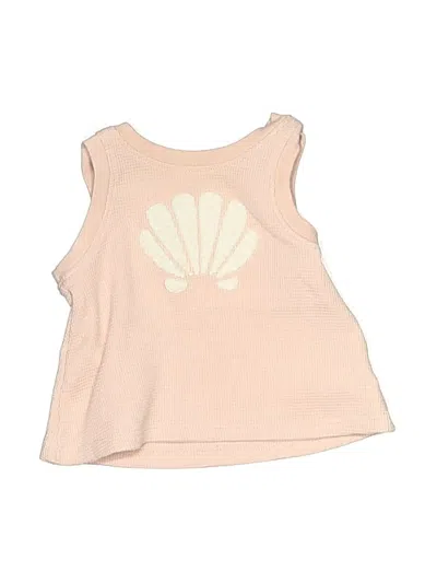 Pre-owned Cloud Island Babies' Sleeveless T-shirt In Tan