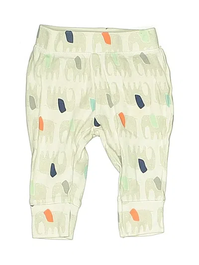 Pre-owned Cloud Island Babies' Snow Pants With Bib In Green