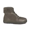 Cloud Nine Ladies Jamie Fur Sneaker In Gray In Grey