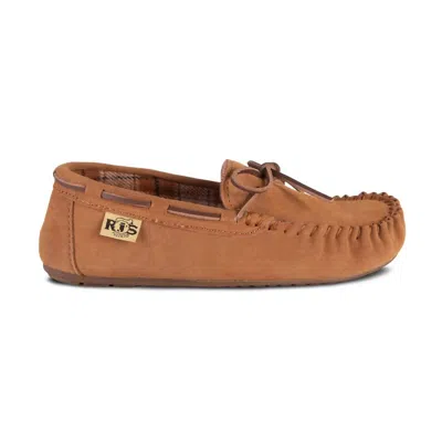 Cloud Nine Ladies Driving Moccasin In Wheat In Pink
