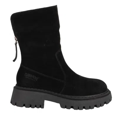 Cloud Nine Ladies Victoria Boot In Black