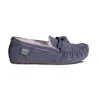 Cloud Nine Women's Scarlet Sheepskin Moc In Grey In Grey