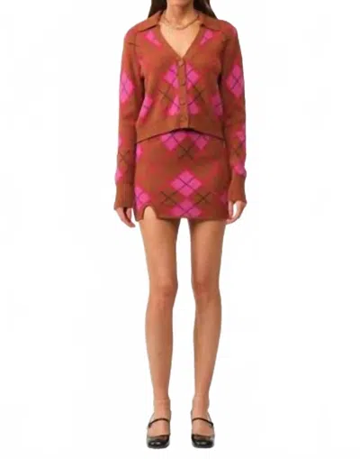 Cloud Ten Amelia's Argyle Set In Brown