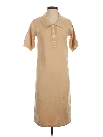 Pre-owned Cloud Ten Casual Dress In Tan