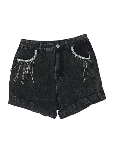 Pre-owned Cloud Ten Denim Shorts In Black