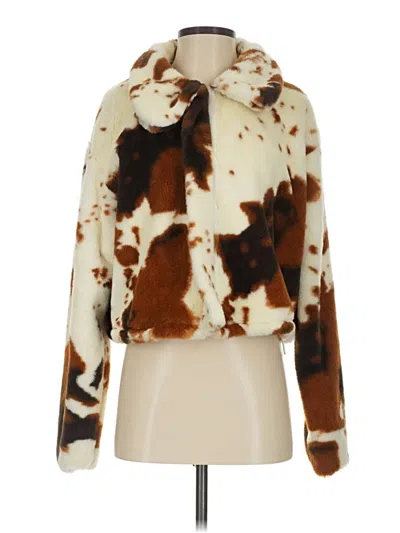 Pre-owned Cloud Ten Fleece Jacket In Brown