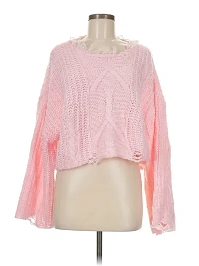 Pre-owned Cloud Ten Pullover Sweater In Pink