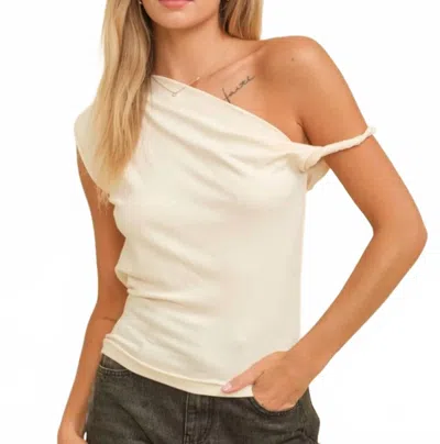 Cloud Ten Tay Twist Top In Cream In White