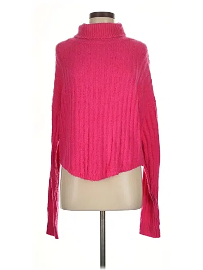 Pre-owned Cloud Ten Turtleneck Sweater In Pink