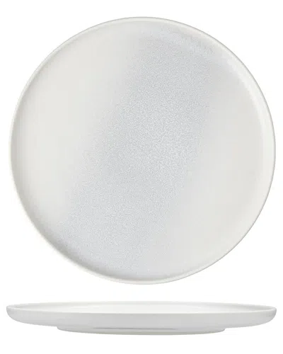 Cloud Terre Set Of 4 Iceland Stoneware 10.75in Dinner Plates In White