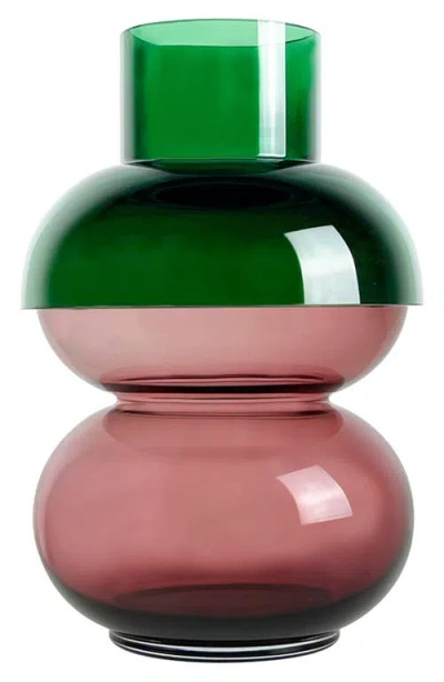 Cloudnola Bubble Reversible Vase In Pink/green