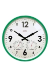 Cloudnola Date & Time Wall Clock In Green