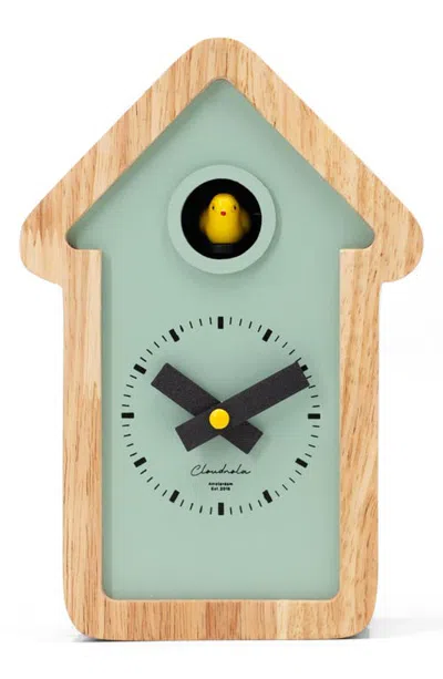 Cloudnola Kleine House Cuckoo Clock In Sage