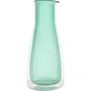 Cloudnola Rocks Glass Carafe In Green